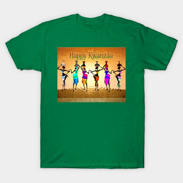 Happy Kwanzaa T-Shirt by Afrocentric-Redman4u2